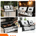 MI26601 | 6 Burners Dual-zone Built-in 86000 BTU Gas Grill