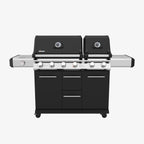 PRO26601 | 6 - Burner Propane Gas Grill with Dual - Zone Cooking, Smart Thermometer
