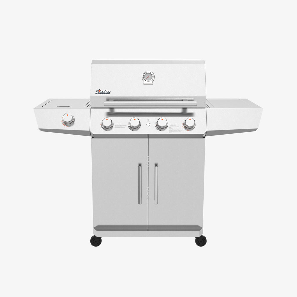 STARTER26402 | 4-Burner 62,000 BTU Gas Grill with Side Burner