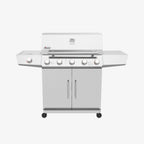 STARTER26502 | 74,000 BTU 5-Burner Stainless Steel Gas Grill with Side Burner