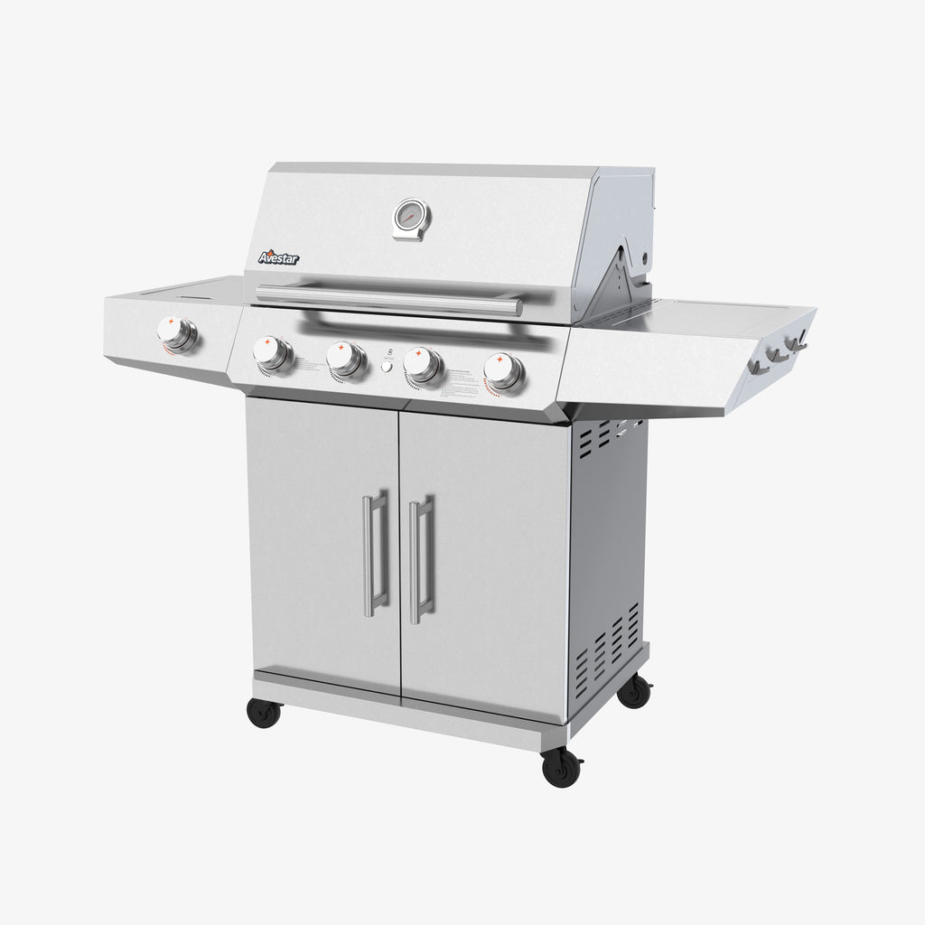 STARTER26402 | 4-Burner 62,000 BTU Gas Grill with Side Burner