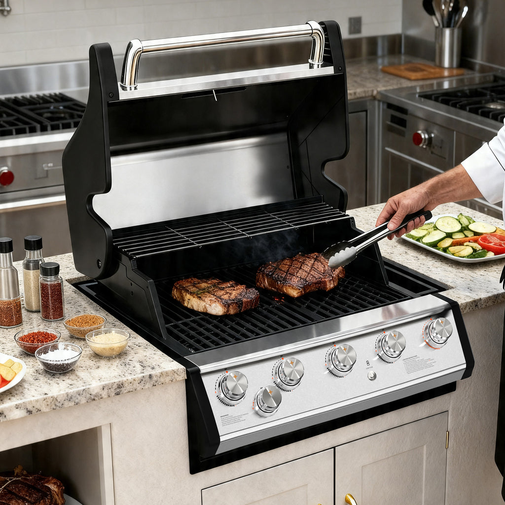 MI26502 | 32" Stainless Steel Built-in 74000 BTU Gas Grill