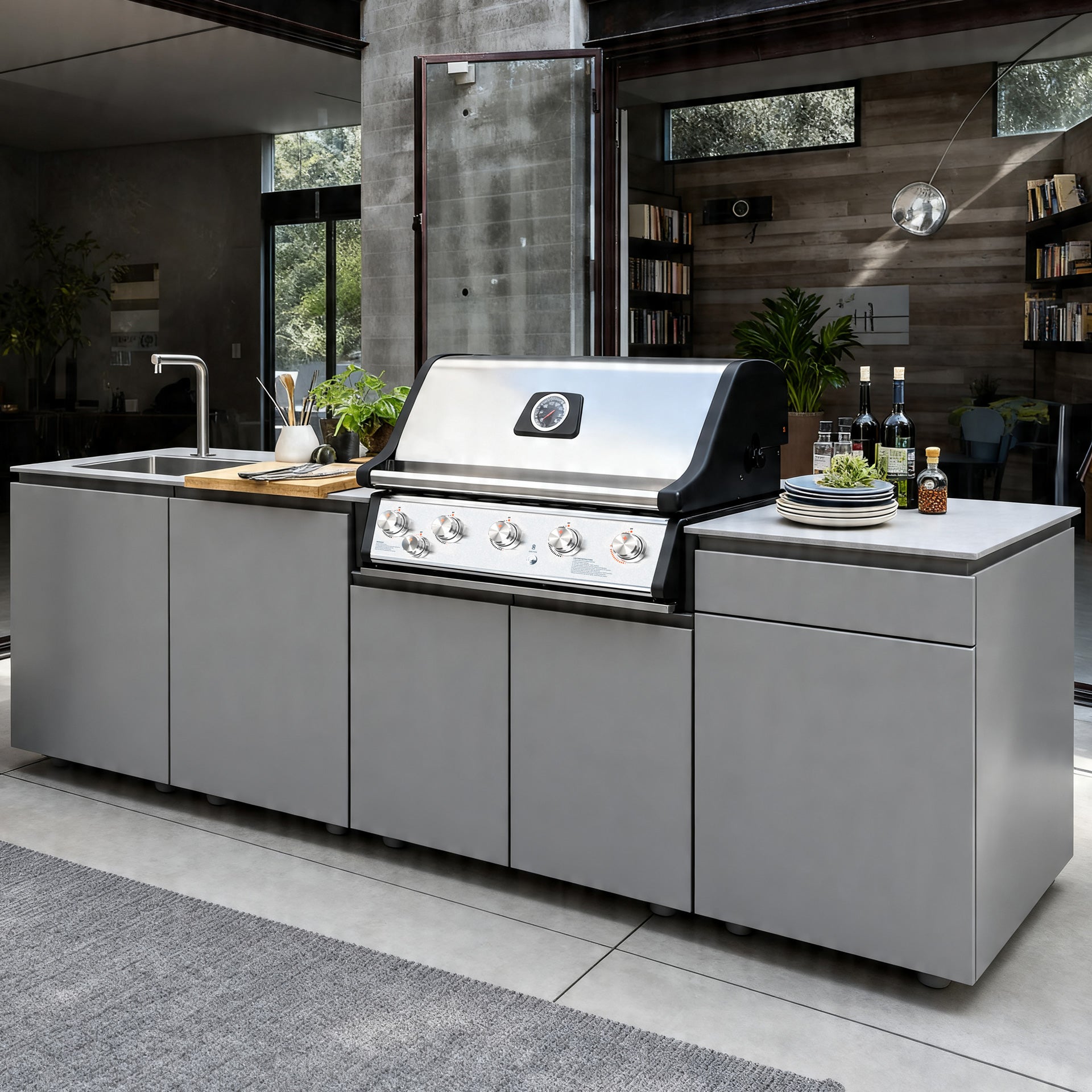 MI26502 | 32" Stainless Steel Built-in 74000 BTU Gas Grill