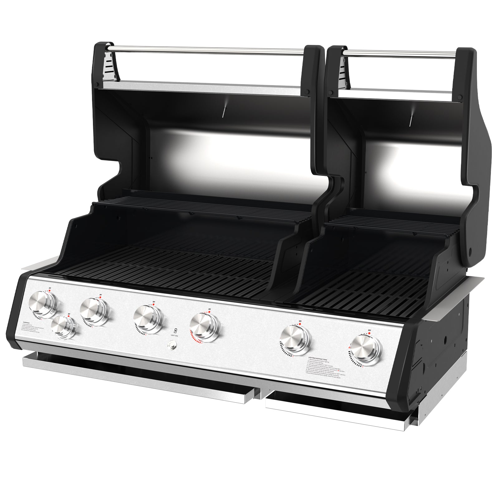 MI26601 | 6 Burners Dual-zone Built-in 86000 BTU Gas Grill