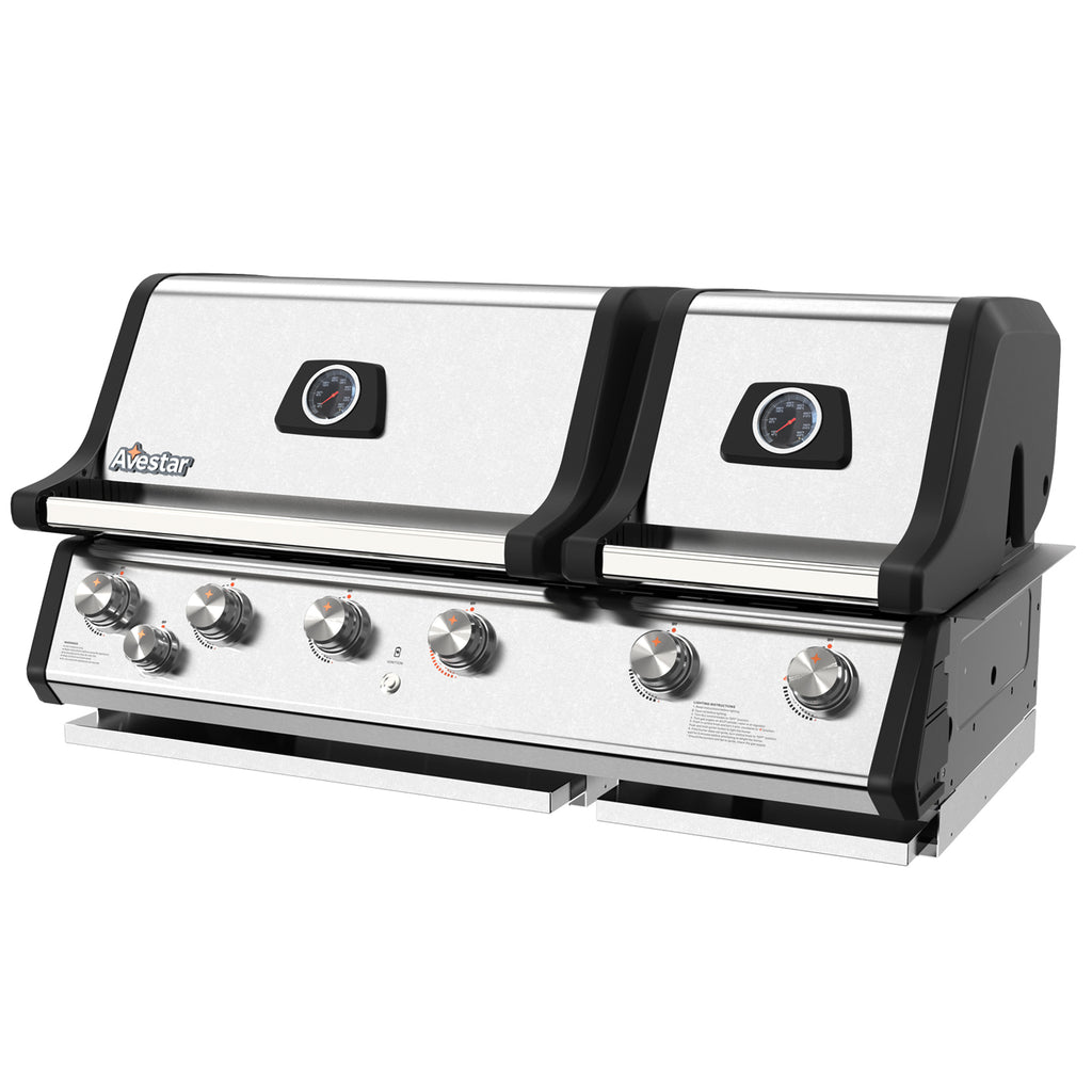 MI26601 | 6 Burners Dual-zone Built-in 86000 BTU Gas Grill